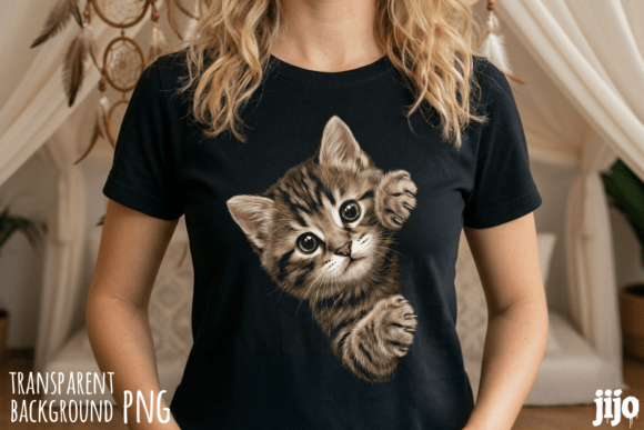 Adorable Tabby Kitten PNG for Your Creative Projects