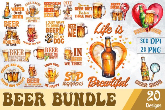 Beer Sublimation Bundle: The Playful Typeface for Bold Brands