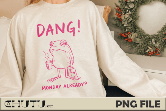 Dang! Monday Already? Grumpy Frog Coffee: A Font with Personality