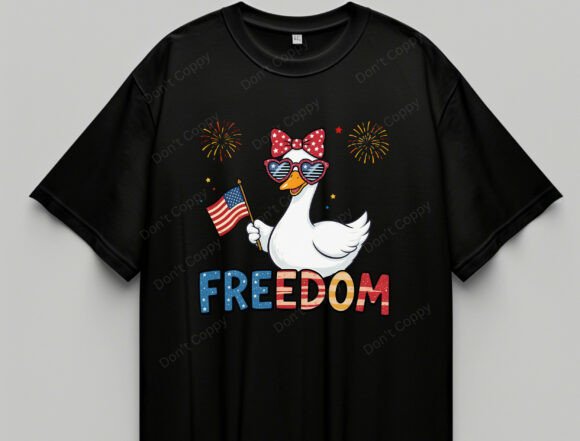 Patriotic Goose PNG: The Ultimate Freedom Bird for Your July Fourth Designs