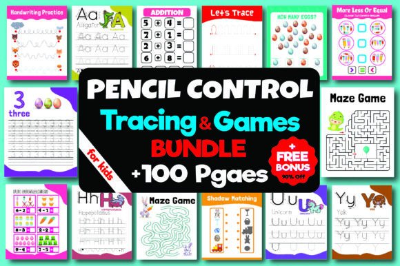 Pencil Control Tracing and Game's Kids: Building Foundational Skills