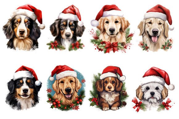 Unleash Holiday Joy with Christmas Dog Clipart