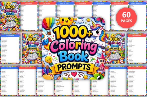 Unlocking Creative Potential with 1000+ Coloring Book Prompts