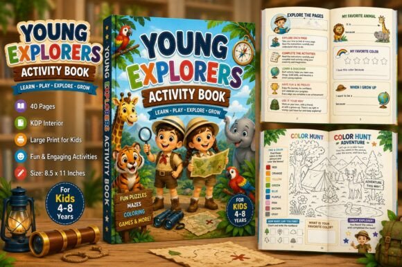 Young Explorers Activity Book: A Creative Toolkit for Early Learning